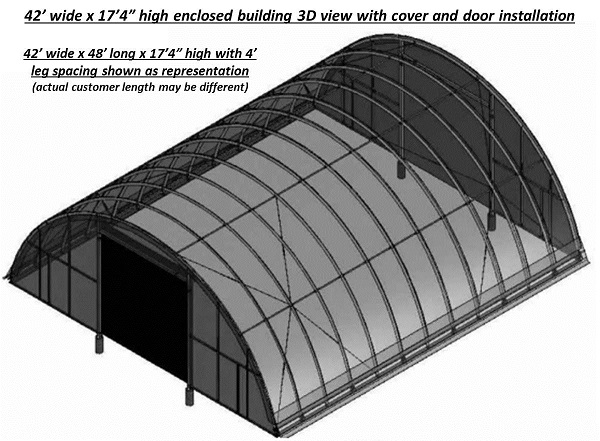 Hoops For Inclosures Enclosed hoop buildings - Rasmar Industries