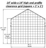 14'Wx50'Lx14'H storage tent shelter