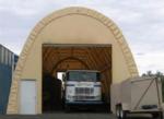 26'Wx30'Lx21'8"H tall fabric storage building