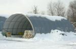 26'Wx40'Lx12'H fabric hoop building