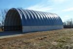 20'Wx48'Lx16'H wall mount canvas structure