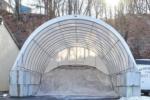 20'Wx24'Lx16'H wall mount fabric structure