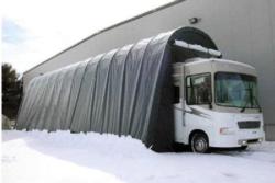 Fabric garages, storage canopies, shelters - 18' wide